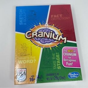 Hasbro Cranium Family Interactive Trivia Board Game Outrageous Fun 2013 Sealed